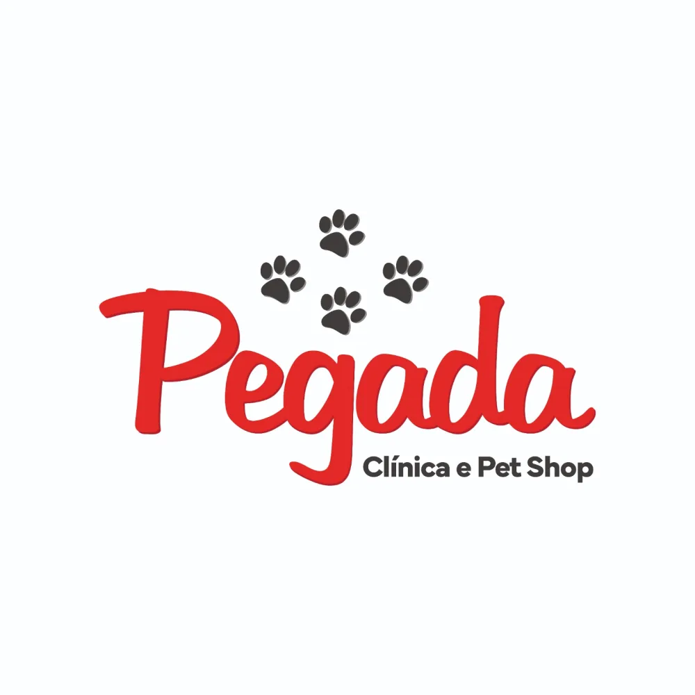 Logo Clínica e Pet Shop Pegada