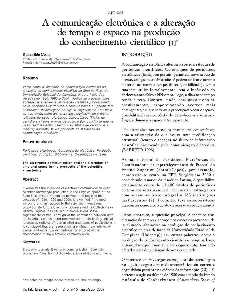 Espaço do Conhecimento UFMG